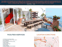 Tablet Screenshot of hostel-positano.com